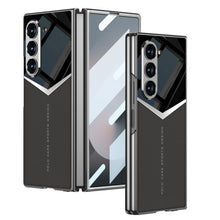 Load image into Gallery viewer, SPORTS DESIGN | Electroplating Leather Shockproof Phone Case With Screen Protector For Galaxy Z Fold6
