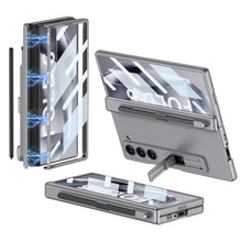 Load image into Gallery viewer, Magnetic Hinge Pen Slot Hidden Bracket All-included Case With Back Screen Protector For Galaxy Z Fold 6/5/4/3
