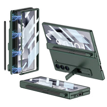 Load image into Gallery viewer, Magnetic Hinge Pen Slot Hidden Bracket All-included Case With Back Screen Protector For Galaxy Z Fold 7/6/5/4/3
