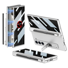 Load image into Gallery viewer, Magnetic Hinge Pen Slot Hidden Bracket All-included Case With Back Screen Protector For Galaxy Z Fold 6/5/4/3
