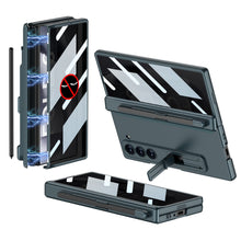 Load image into Gallery viewer, Magnetic Hinge Pen Slot Hidden Bracket All-included Case With Back Screen Protector For Galaxy Z Fold 6/5/4/3
