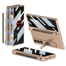 Load image into Gallery viewer, Magnetic Hinge Pen Slot Hidden Bracket All-included Case With Back Screen Protector For Galaxy Z Fold 6/5/4/3
