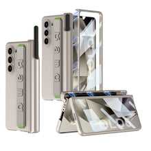 Load image into Gallery viewer, Magnetic Hinge Pen Box Shockproof Phone Case With Screen Protector &amp; Wristband For Galaxy Z Fold6
