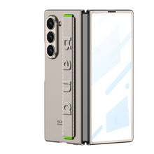 Load image into Gallery viewer, Luxury Wristband Holder Shockproof Phone Case With Back Screen Protector For Galaxy Z Fold6

