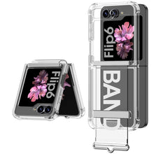 Load image into Gallery viewer, Luxury Anti-fall Protective Phone Case With Wrist Strap Bracket For Galaxy Z Flip6 Flip5 Flip4
