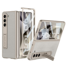 Load image into Gallery viewer, Luxury Leather Shockproof Phone Case With Screen Protector For Galaxy Z Fold6
