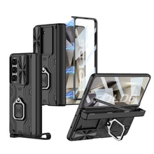 Load image into Gallery viewer, Armor Shockproof Ring Holder Pen Box Phone Case With Screen Protector For Galaxy Z Fold6
