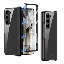 Load image into Gallery viewer, Transparent Magnetic Hinge Shockproof Phone Case With Screen Protector For Galaxy Z Fold6
