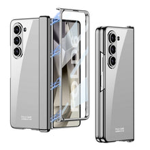 Load image into Gallery viewer, Transparent Magnetic Hinge Shockproof Phone Case With Screen Protector For Galaxy Z Fold6
