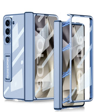 Load image into Gallery viewer, Transparent Magnetic Hinge Bracket Shockproof Phone Case With Screen Protector For Galaxy Z Fold 6/5/4
