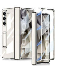 Load image into Gallery viewer, Transparent Magnetic Hinge Bracket Shockproof Phone Case With Screen Protector For Galaxy Z Fold 6/5/4
