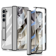 Load image into Gallery viewer, Transparent Magnetic Hinge Bracket Shockproof Phone Case With Screen Protector For Galaxy Z Fold 6/5/4
