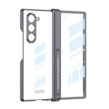 Load image into Gallery viewer, Transparent Magnetic Hinge Bracket Shockproof Phone Case With Screen Protector For Galaxy Z Fold6
