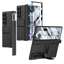 Load image into Gallery viewer, Armor Magnetic Hinge Pen Box Shockproof Phone Case With Screen Protector For Galaxy Z Fold6
