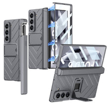 Load image into Gallery viewer, Armor Magnetic Hinge Pen Box Shockproof Phone Case With Screen Protector For Galaxy Z Fold6
