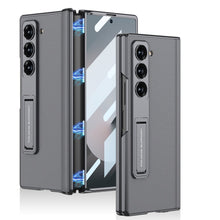 Load image into Gallery viewer, Magnetic Hinge Shockproof Leather Phone Case With Back Screen Protector For Galaxy Z Fold6

