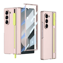 Load image into Gallery viewer, Magnetic Hinge Pen Slot Shockproof Phone Case With Screen Glass Protector For Galaxy Z Fold 6
