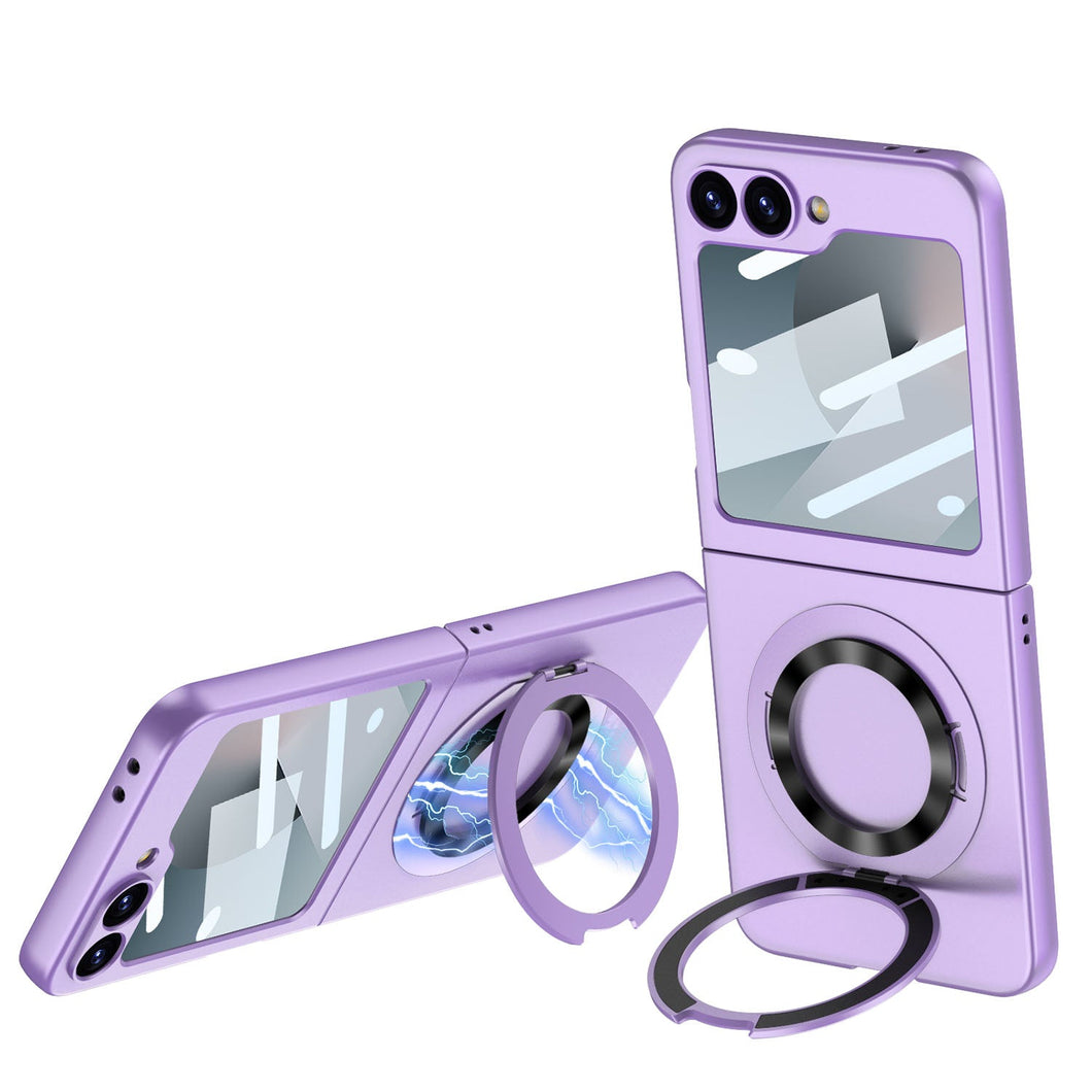 Magnetic Bracket Shockproof Phone Case With Screen Protector For Galaxy Z Flip 6/5/4