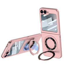 Load image into Gallery viewer, Magnetic Bracket Shockproof Phone Case With Screen Protector For Galaxy Z Flip 6/5/4
