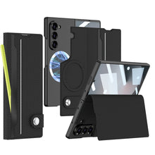 Load image into Gallery viewer, Magnetic Flip Leather Cover Card Holder Anti-Fall Shockproof Phone Case For Galaxy Z Fold6 Fold5
