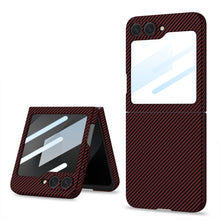 Load image into Gallery viewer, Carbon Fiber Shockproof Phone Case For Galaxy Z Flip6

