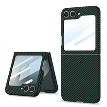 Load image into Gallery viewer, Carbon Fiber Shockproof Phone Case For Galaxy Z Flip6
