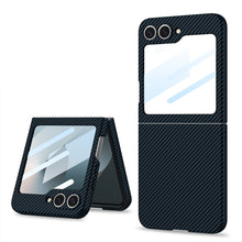Load image into Gallery viewer, Carbon Fiber Shockproof Phone Case For Galaxy Z Flip6
