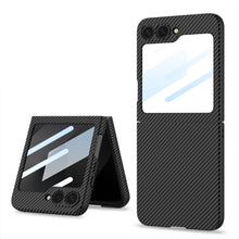 Load image into Gallery viewer, Carbon Fiber Shockproof Phone Case For Galaxy Z Flip6
