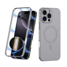 Load image into Gallery viewer, Magnetic 2 in 1  Shockproof iPhone Case With Magsafe With Touch Control Buttons
