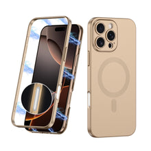 Load image into Gallery viewer, Magnetic 2 in 1  Shockproof iPhone Case With Magsafe With Touch Control Buttons
