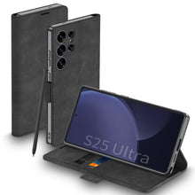 Load image into Gallery viewer, Leather Shockproof Phone Cover For Galaxy S25 Ultra
