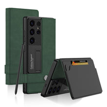 Load image into Gallery viewer, Leather Shockproof Phone Cover For Galaxy S25 S24 S23 Ultra
