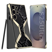 Load image into Gallery viewer, Python Pattern Leather Shockproof Phone Case For Galaxy S25 Ultra
