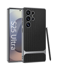 Load image into Gallery viewer, Electroplated Leather Shockproof Phone Case For Galaxy S25 S24 S23 Ultra Plus
