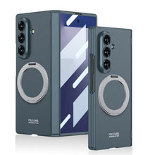 Load image into Gallery viewer, Luxurious Magnetic Ring Holder Phone Case For Galaxy Z Fold 7

