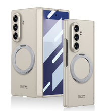 Load image into Gallery viewer, Luxurious Magnetic Ring Holder Phone Case For Galaxy Z Fold 7
