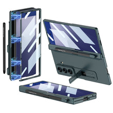Load image into Gallery viewer, Magnetic Hinge Pen Slot Hidden Bracket All-included Case With Back Screen Protector For Galaxy Z Fold 7/6/5/4/3

