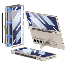 Load image into Gallery viewer, Magnetic Hinge Pen Slot Hidden Bracket All-included Case With Back Screen Protector For Galaxy Z Fold 7/6/5/4/3
