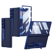 Load image into Gallery viewer, Magnetic Hinge Hidden Bracket All-included Leather Case With Back Screen Protector For Galaxy Z Fold 7/6/5
