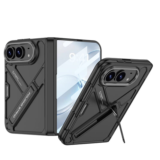 Armor Full-Body Protection Case For iPhone Duo – Hidden Kickstand,Tempered Glass Screen Protector