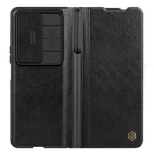Load image into Gallery viewer, Luxurious Leather Cover Shockproof Phone Case Lens Protector &amp; Pen Slot For Galaxy Z Fold 6/5/4
