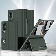 Load image into Gallery viewer, Luxurious Leather Phone Cover With Screen Protector &amp; Pen-slot &amp; Stylus For Galaxy Z Fold8 Wide Ultra
