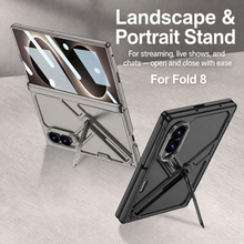 Load image into Gallery viewer, Armor Full-Body Protection Case For Galaxy Z Fold8 Wide Ultra – Hidden Kickstand,Tempered Glass Screen Protector
