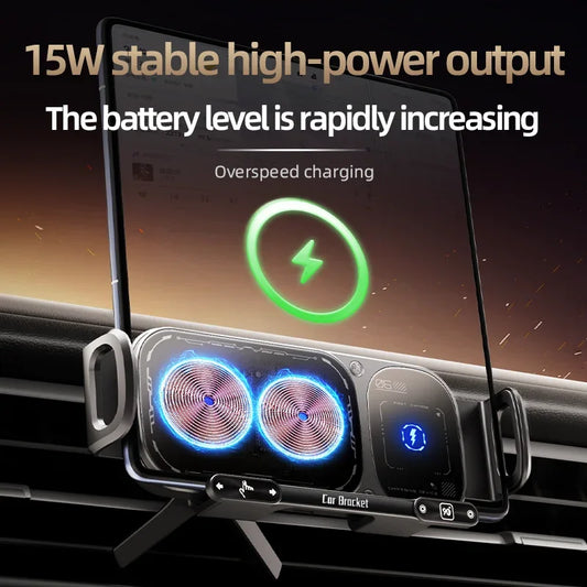 360° Rotating Wireless Car Mount For Galaxy Z Fold 8/7/6/5/4/3