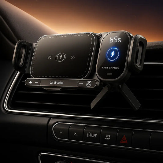 360° Rotating Wireless Car Mount For Galaxy Z Fold 8/7/6/5/4/3