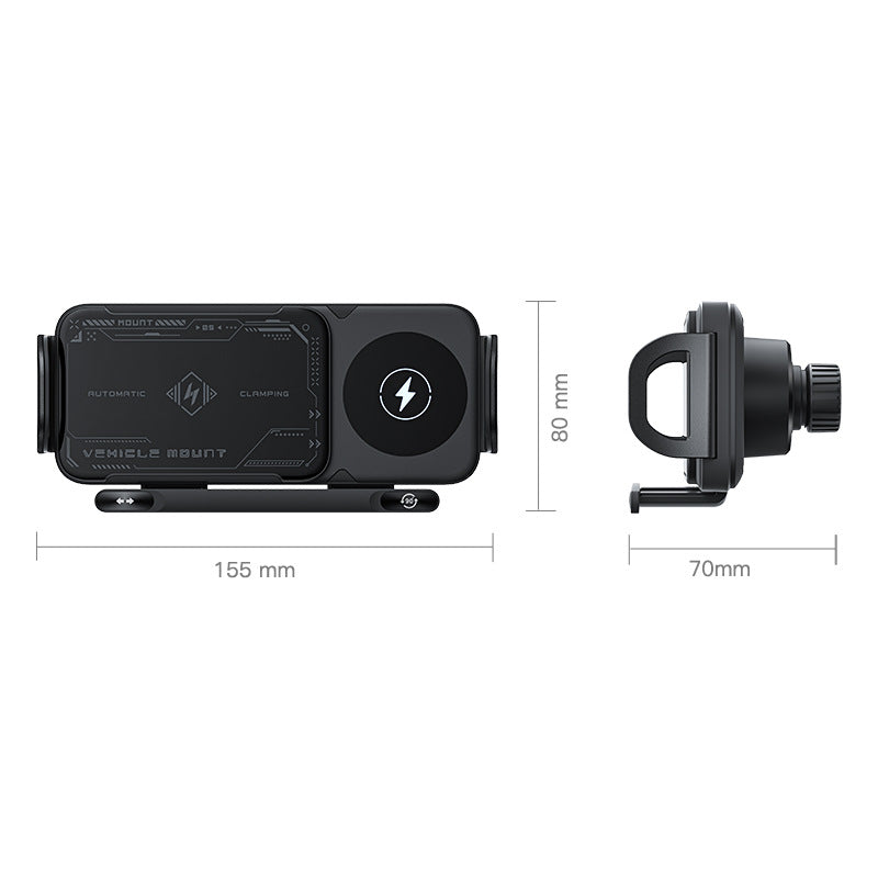 360° Rotating Wireless Car Mount For Galaxy Z Fold & iPhone Duo