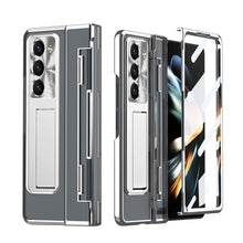 Load image into Gallery viewer, Armor Electroplated Anti-fall Protective Phone Case For Samsung Galaxy Z Fold3/4/5 With Back Screen Glass - Mycasety Mycasety
