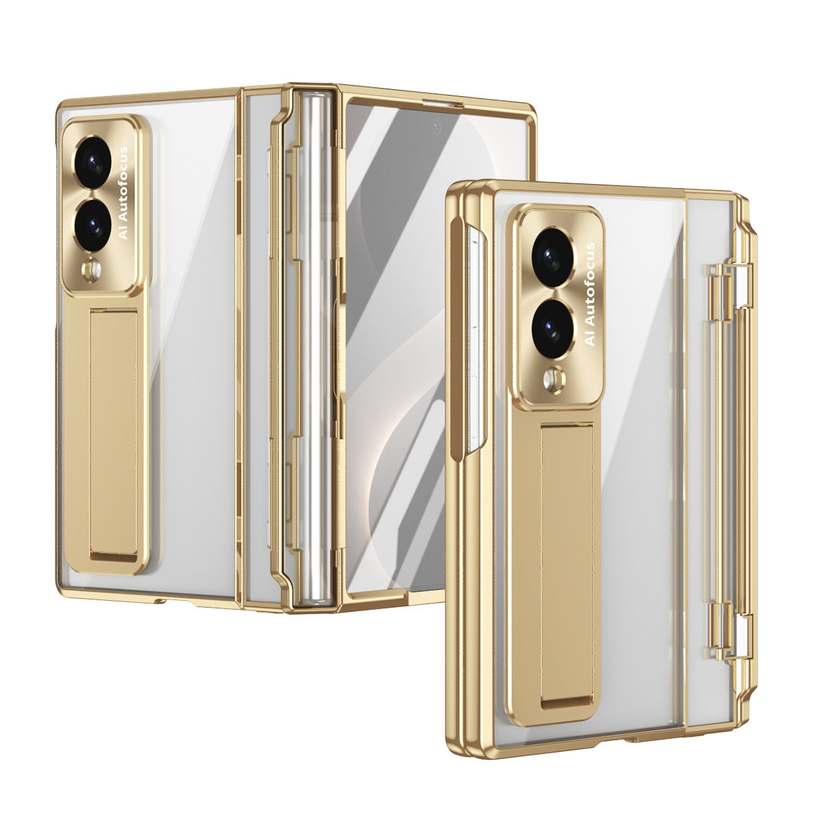 Armor Electroplated Shockproof Phone Case With Screen Protector For Galaxy Z Fold8 Wide Ultra