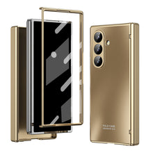 Load image into Gallery viewer, Electroplating Shockproof Phone Case With Back Screen Protector Film For Galaxy Z Fold 7/6/5/4/3
