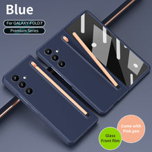 Load image into Gallery viewer, Anti-fall Protective Phone Case With Pen Tray Shell and Film For Galaxy Z Fold 7/6/5/4/3
